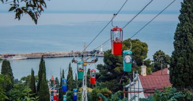 Панорамный вид: Канатная дорога «Ялта — Горка»